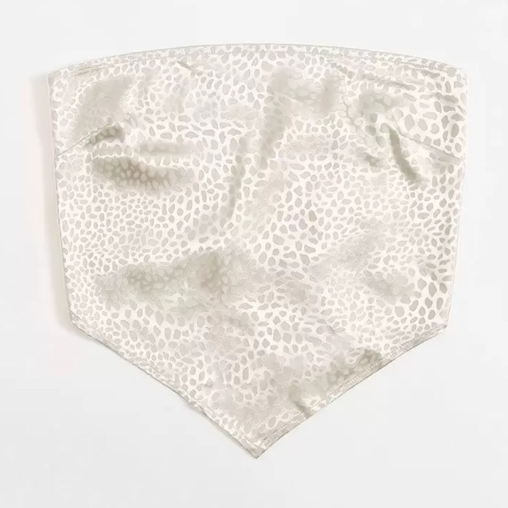 Animal Print Bandana Tie Top